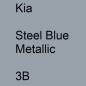 Preview: Kia, Steel Blue Metallic, 3B.